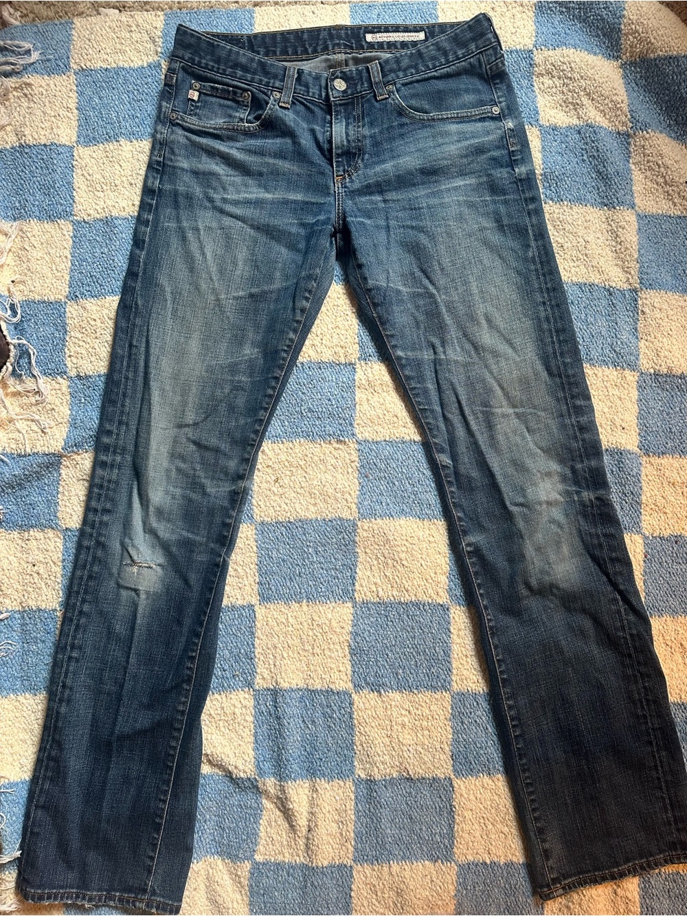 Y2K AG low rise bootcut jeans